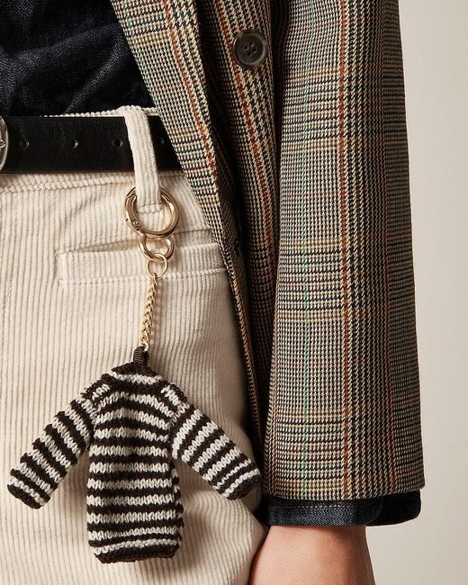 J.Crew Black Rollneckâ Bag Charm