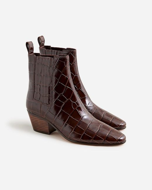 J.Crew Brown Piper Ankle Boots