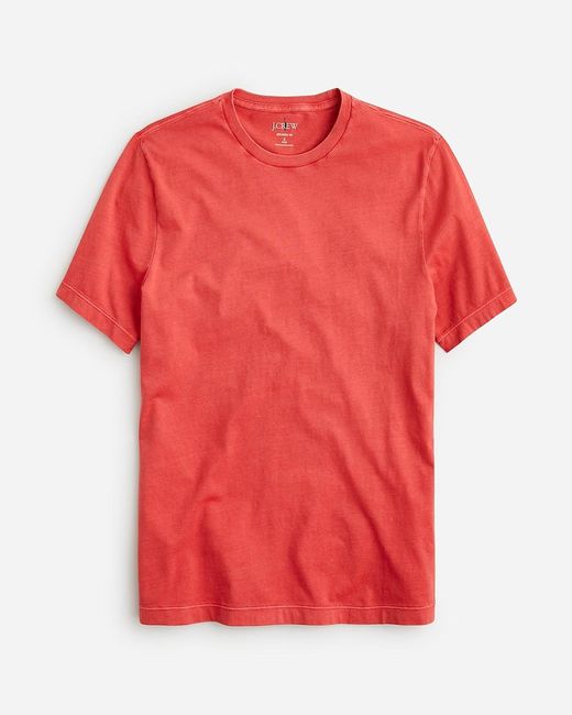 J.Crew Red Slim Broken-In T-Shirt for men