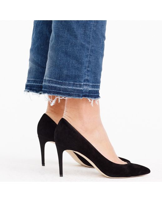 j crew suede pumps