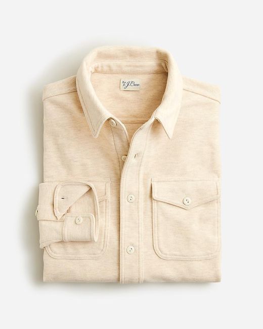 J.Crew Natural Seaboard Soft-Knit Shirt for men