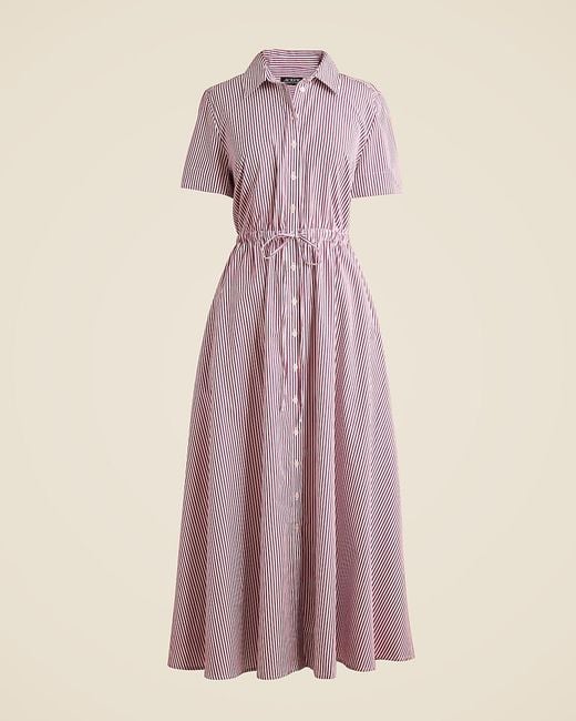 J.Crew Natural Cerise Shirtdress