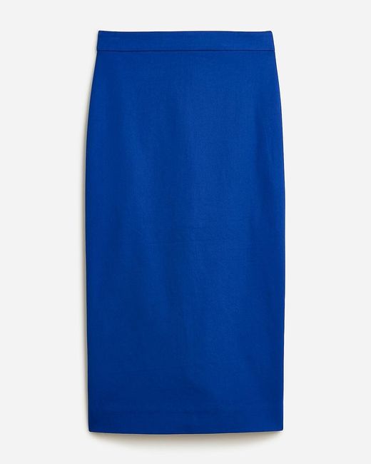 J.Crew Blue Tall No. 3 Pencil Skirt