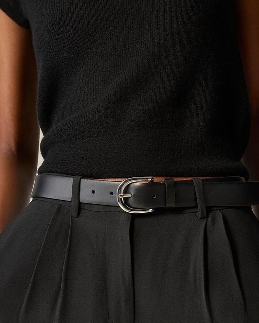 J.Crew Black Classic Belt