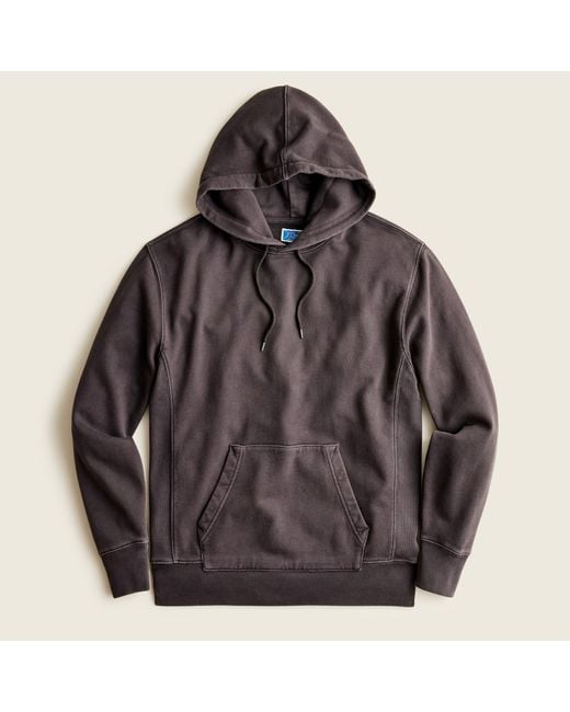 J.Crew Black French Terry Hoodie for men