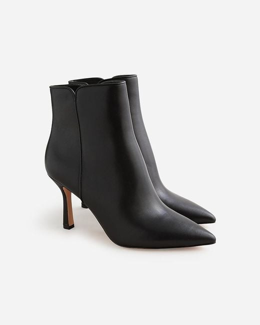 J.Crew Blue Pointed-Toe Ankle Boots