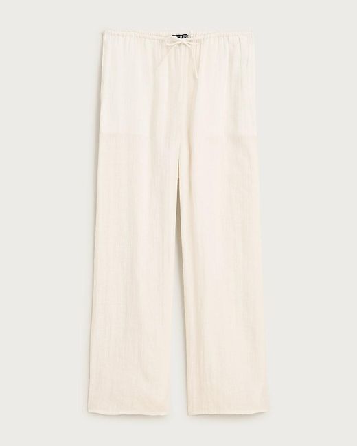 J.Crew White Beach Pant