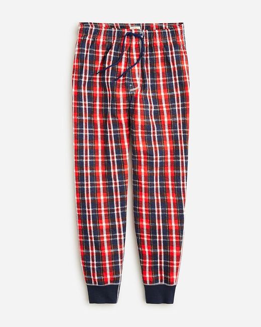 J.Crew Red Double-Knit Jogger Lounge Pant for men