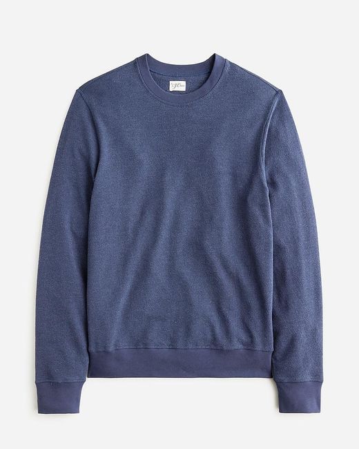 J.Crew Blue Long-Sleeve Textured Sweater-Tee for men