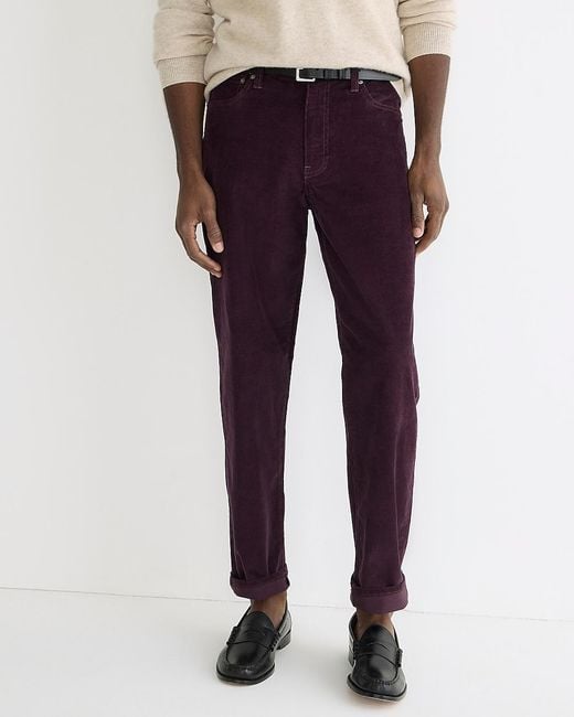 J.Crew Purple Classic Straight-Fit Pant for men