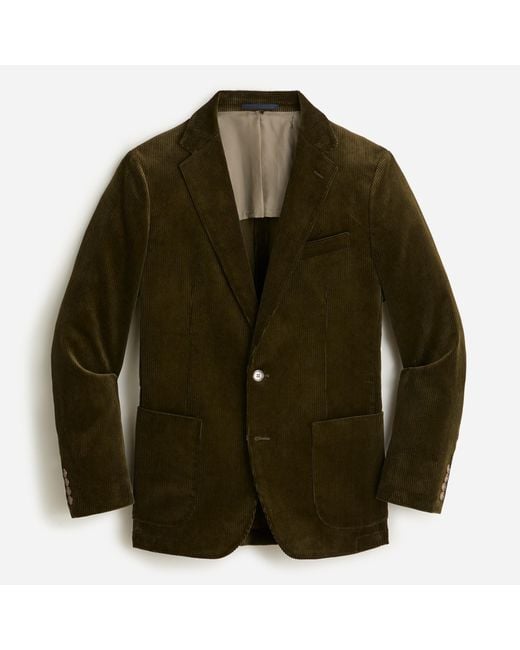 J.Crew Ludlow Slimfit Suit Jacket In English Cotton Corduroy in Dark