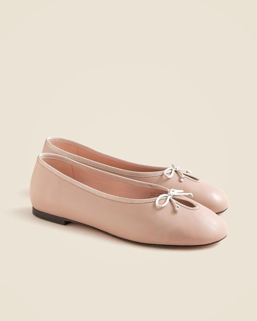 J.Crew Pink Andi Keyhole Ballet Flats