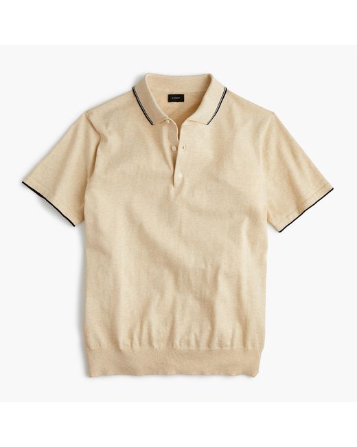 J.Crew Pima Cotton Short-sleeve Tipped 