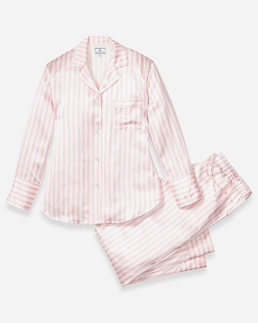 J.Crew White Petite Plume Pajama Set