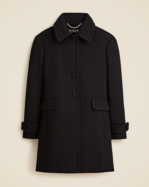 J.Crew Black Salon Coat