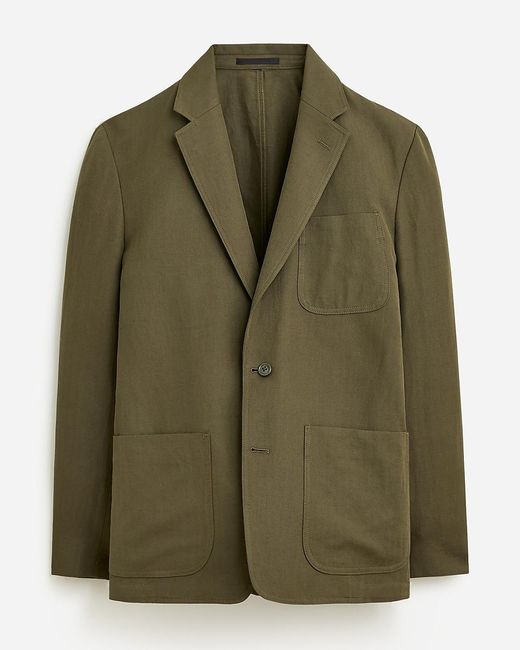 J.Crew Natural Kenmare Relaxed-Fit Unstructured Suit Jacket for men