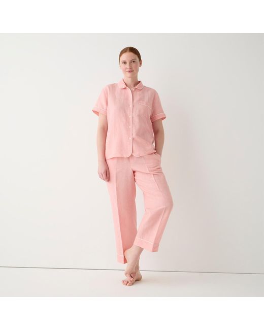 Linen-blend Pajamas