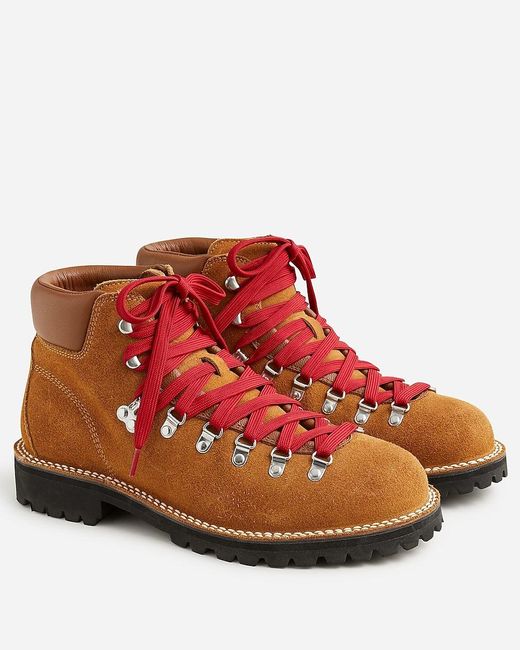 mens red hiking boots