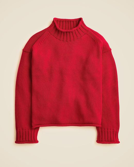 J.Crew Red 2025 Rollneck Sweater