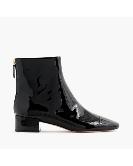 j crew cap toe ankle boots
