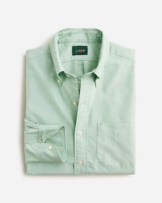 J.Crew Green Giant-Fit Oxford Shirt for men