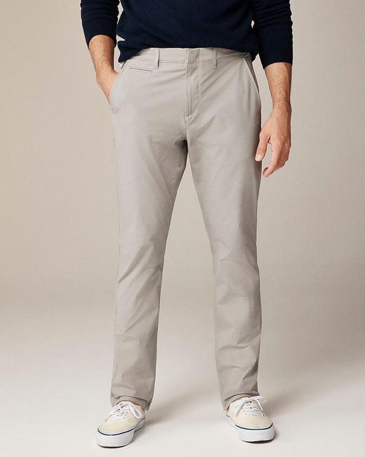 J.Crew Gray 770 Straight-Fit Tech Pant for men