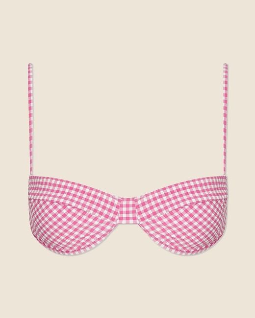 J.Crew Pink Onia Brigitte Bikini Top