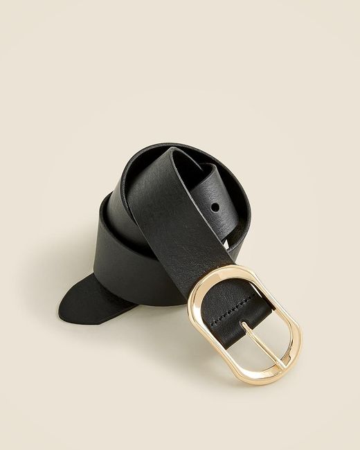 J.Crew Blue Oval Buckle Belt
