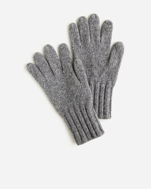 J.Crew Gray Lambswool-Blend Gloves for men