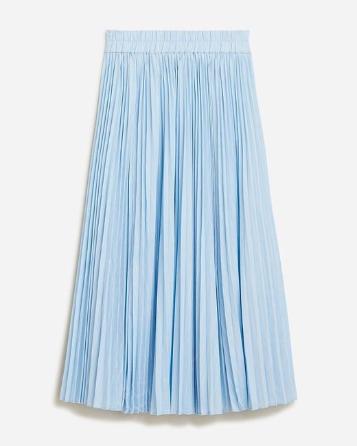 J.Crew Blue Gwyneth Pleated Skirt