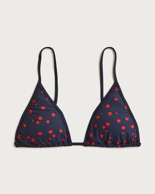 J.Crew Brown Perfect String Bikini Top