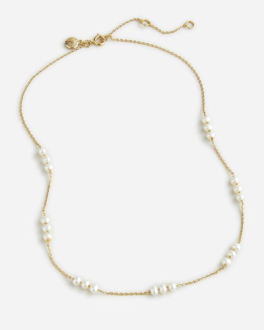 J.Crew Brown Freshwater Beaded Necklace