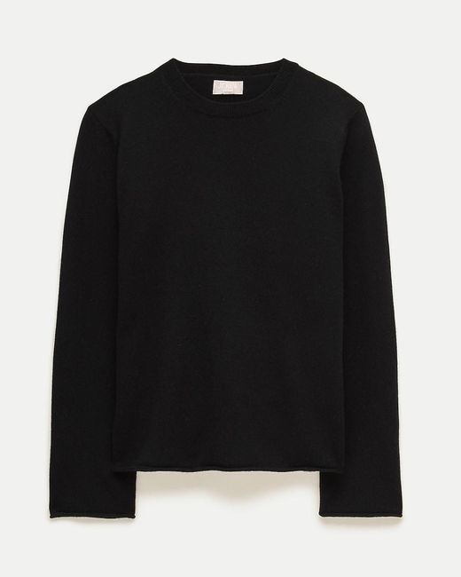 J.Crew Blue Rolled Cashmere Long-Sleeve Sweater