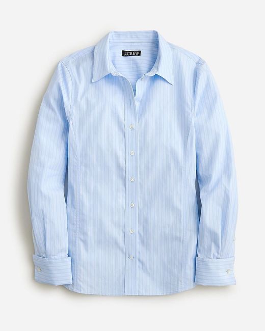 J.Crew Blue Thomas Mason For Slim-Fit Shirt