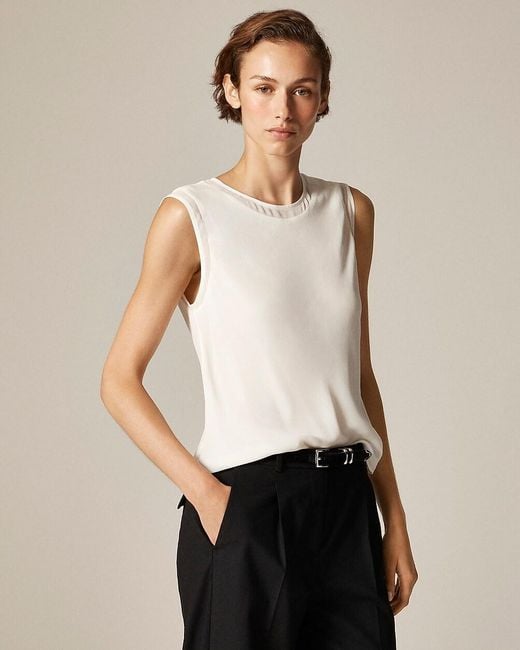 J.Crew Natural Shell Top