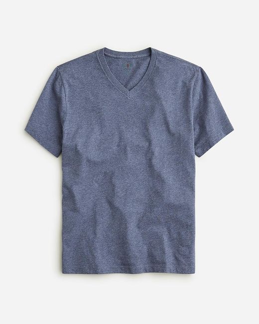 J.Crew Blue Tall Broken-In V-Neck T-Shirt for men