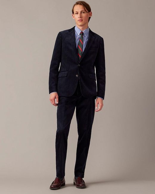 J.Crew Blue Ludlow Slim-Fit Suit Jacket for men