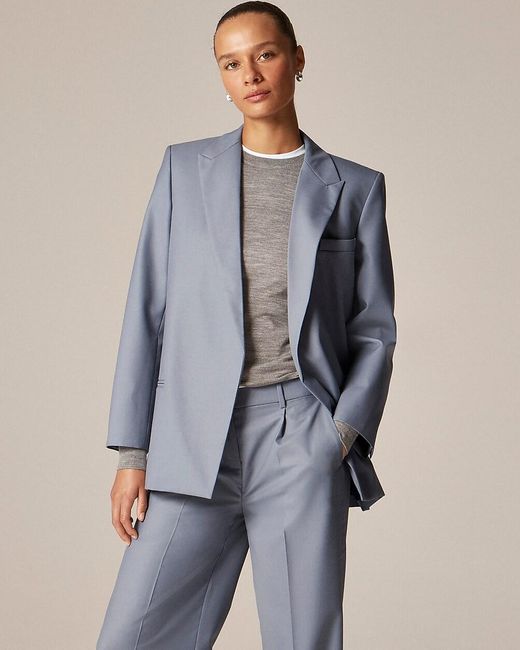 J.Crew Blue Oversized Blazer