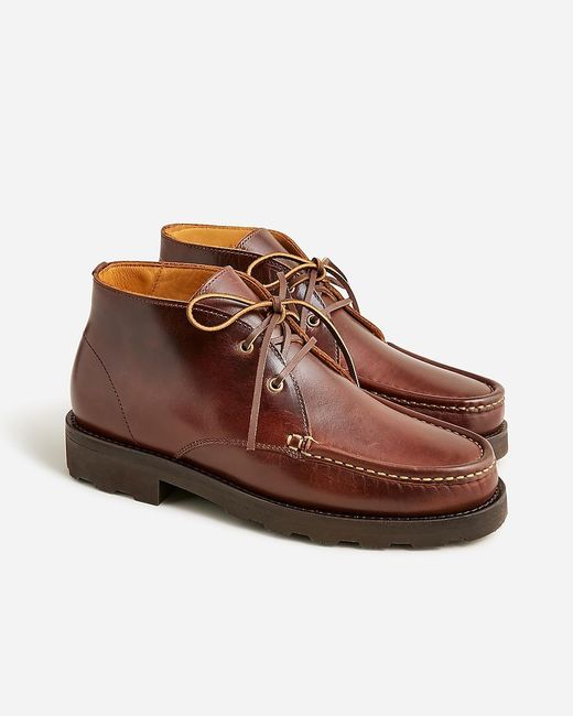 J.Crew Brown Paraboot Maine Leather Boot for men