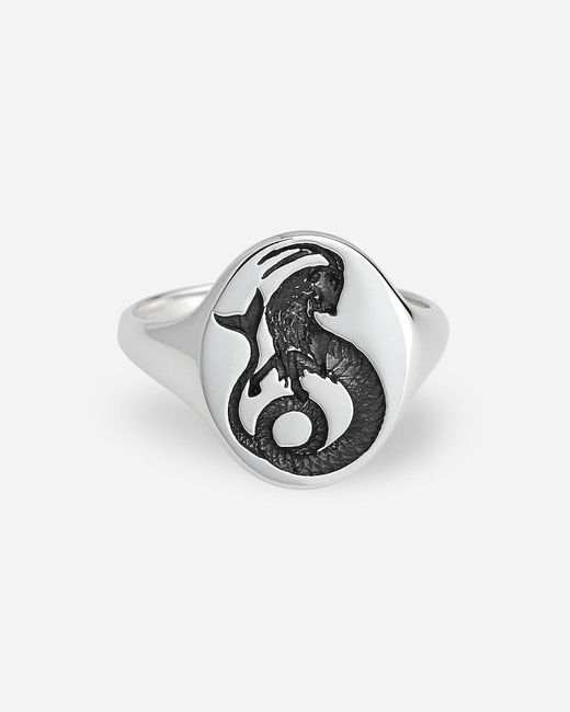 J.Crew White Talon Jewelry Zodiac Signet Ring