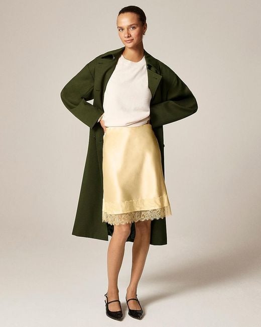 Women's Natural Tall Gwen Lace-Trim Slip Skirt