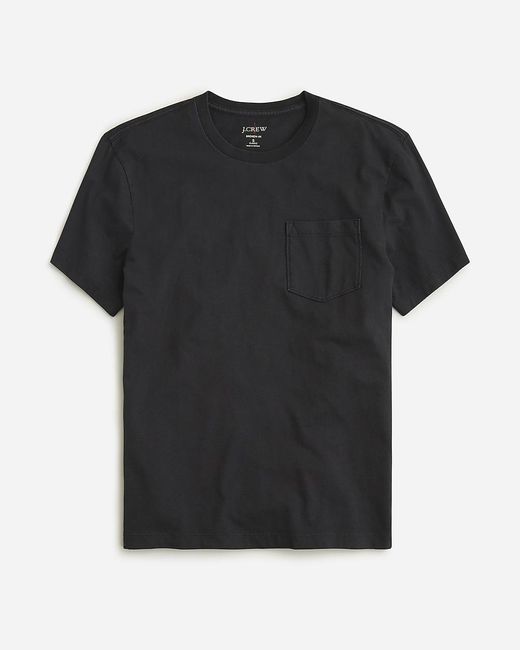 J.Crew Black Relaxed Broken-In Pocket T-Shirt for men