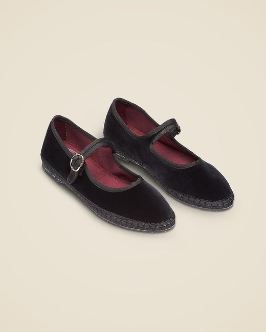 J.Crew Black Flabelus Antonia Mary Janes