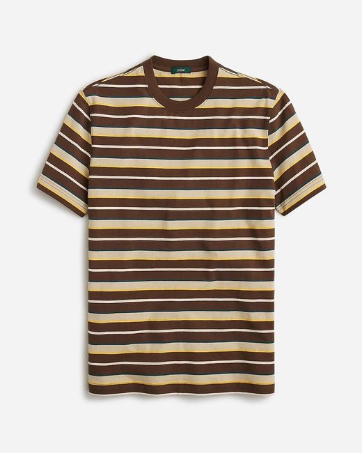 J.Crew Multicolor Relaxed Premium-weight Cotton T-shirt In Stripe for men