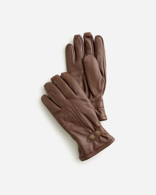 J.Crew Brown Hestra Gloves With Primaloft for men