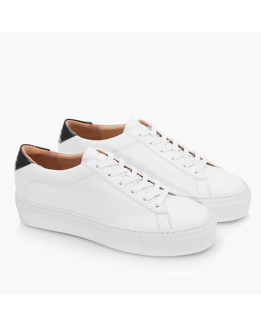 KOIO Leather Unisex Bianco Platform Sneakers in White - Lyst
