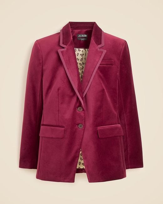 J.Crew Red Madelyn Blazer