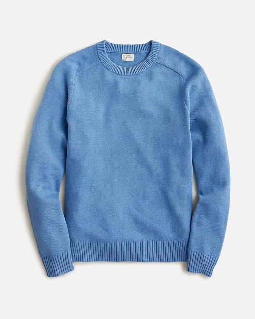 J.Crew Blue Heritage Cotton Crewneck Sweater for men