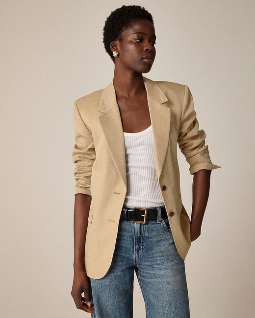 J.Crew Natural Classic Two-Button Blazer