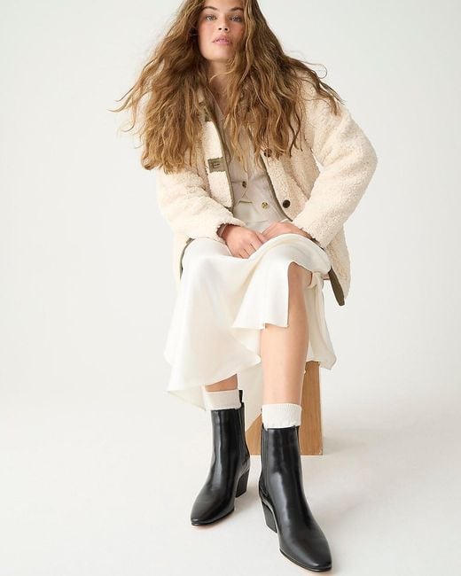 J.Crew Natural Piper Ankle Boots